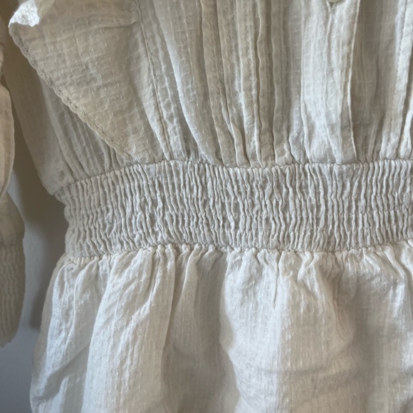 River Island Ruffled Eyelet Mini Dress (Size 10) - Picture 8 of 13